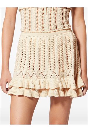 Gonna Svasata Nelle In Cotone Con Volant MARANT ÉTOILE | JU0473FAD1L04E23EC